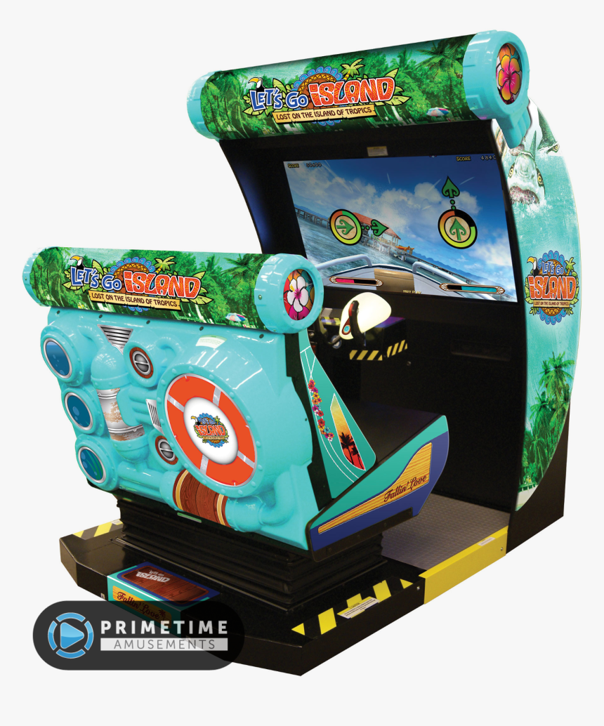 Lets Go Island Dream Edition Cabinet - Let's Go Island Lost On The Island, HD Png Download