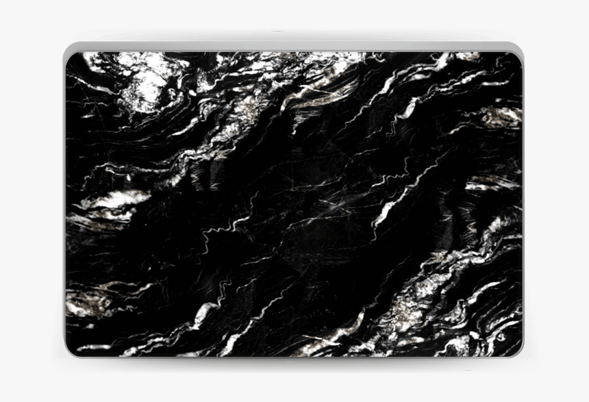 Warm Black Skin Laptop - Black Marble Transparent Background, HD Png Download
