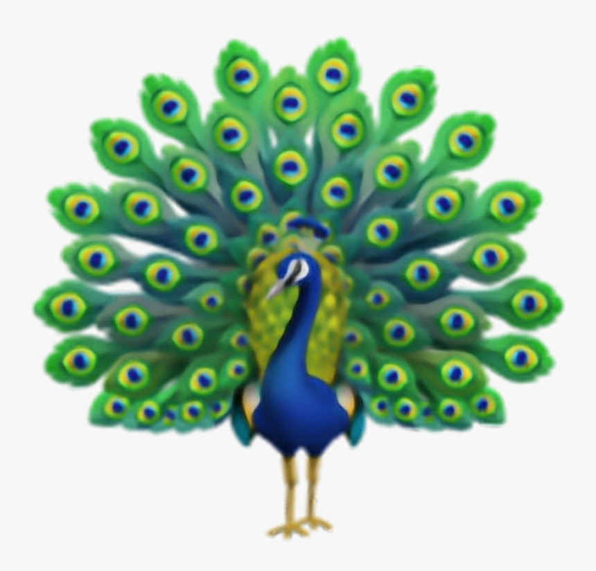 #iphone #emoji #emojis #iphoneemoji #emojisticker - Apple Peacock Emoji, HD Png Download