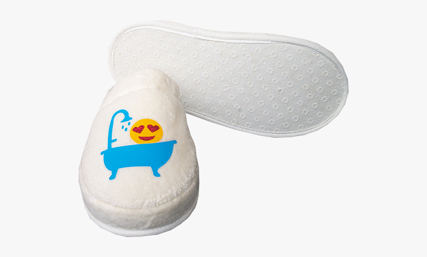 Turkish Velvet Towel Happy Bath Emoji - Slip-on Shoe, HD Png Download