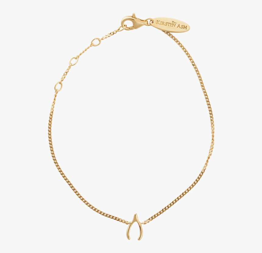 Wishbone Charm Bracelet Image , Png Download - Necklace, Transparent Png