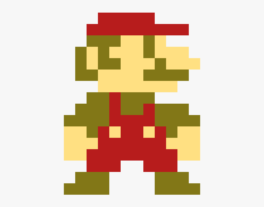 Luigi Mario Pixel Art, HD Png Download
