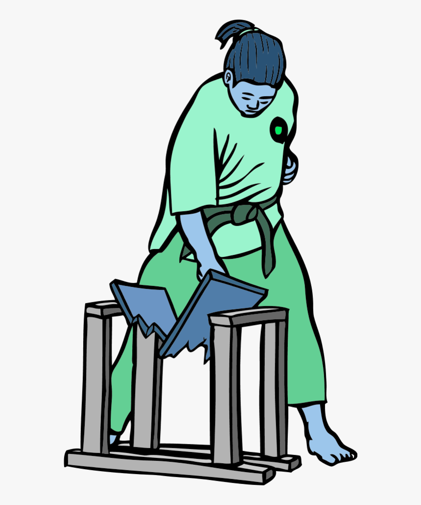 Karate Girl Breaks Board - Sentence Of Allay The Fear, HD Png Download