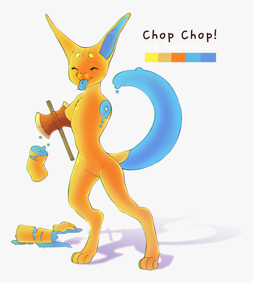 Chop Chop Oc Fulldrawing - Cartoon, HD Png Download