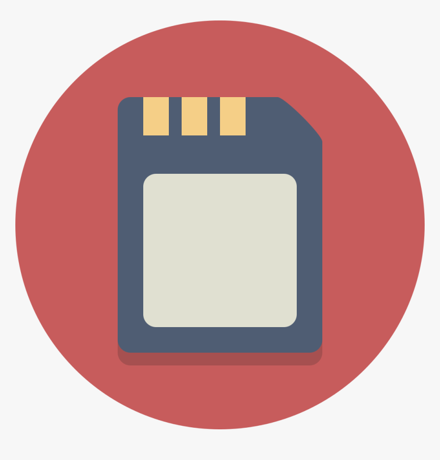 Circle Icons Memorycard - Gloucester Road Tube Station, HD Png Download