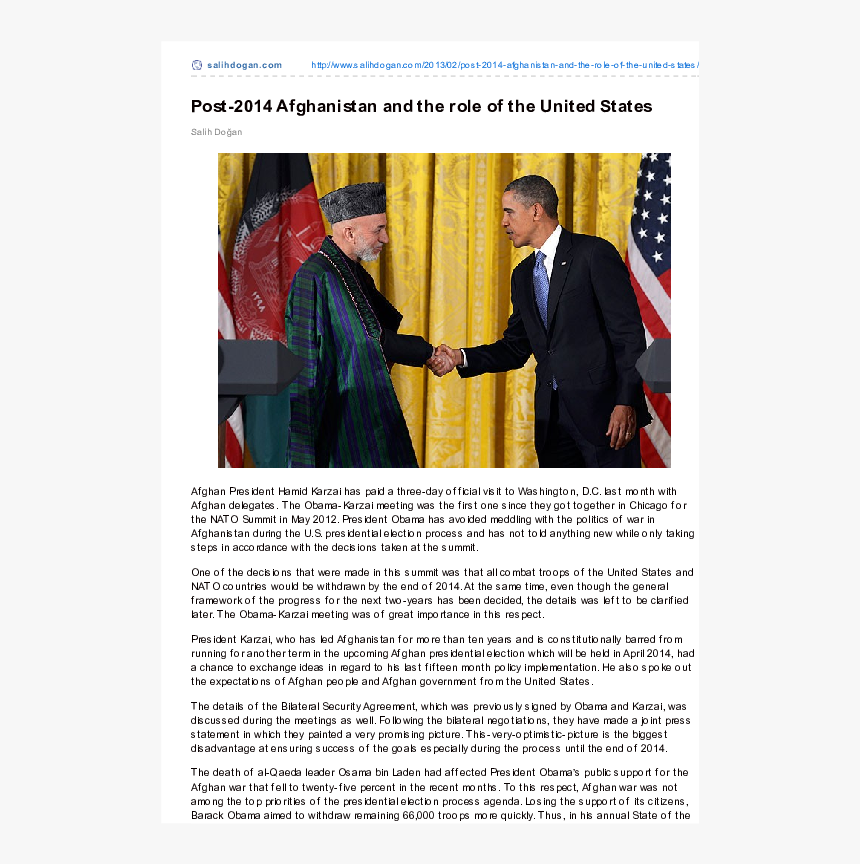 Final De La Guerra De Afganistan, HD Png Download