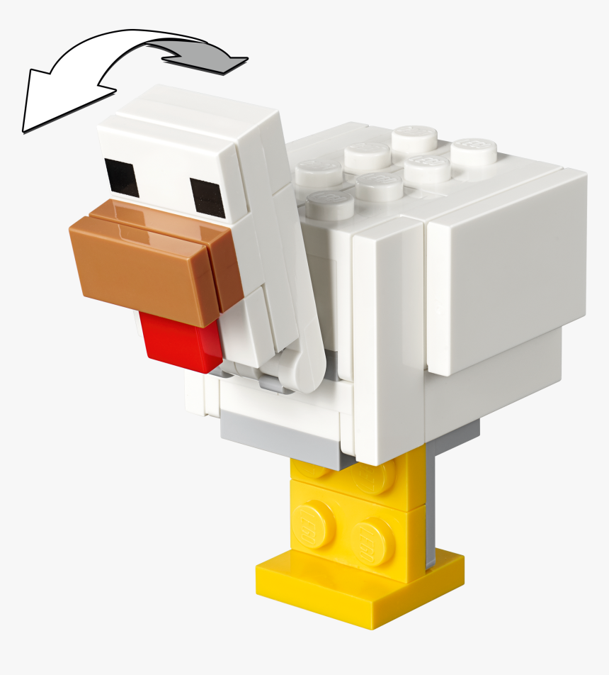 Galinha Minecraft Lego, HD Png Download