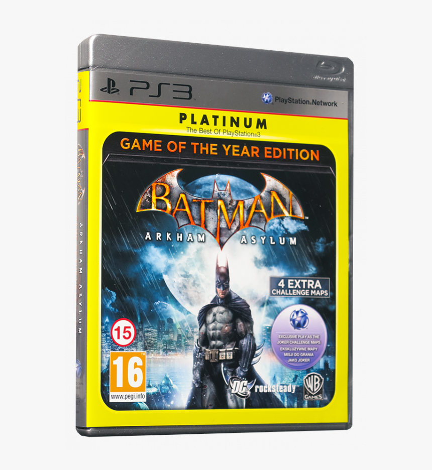 Arkham Asylum Game Of The Year Edition , Png Download - Batman Arkham Asylum, Transparent Png