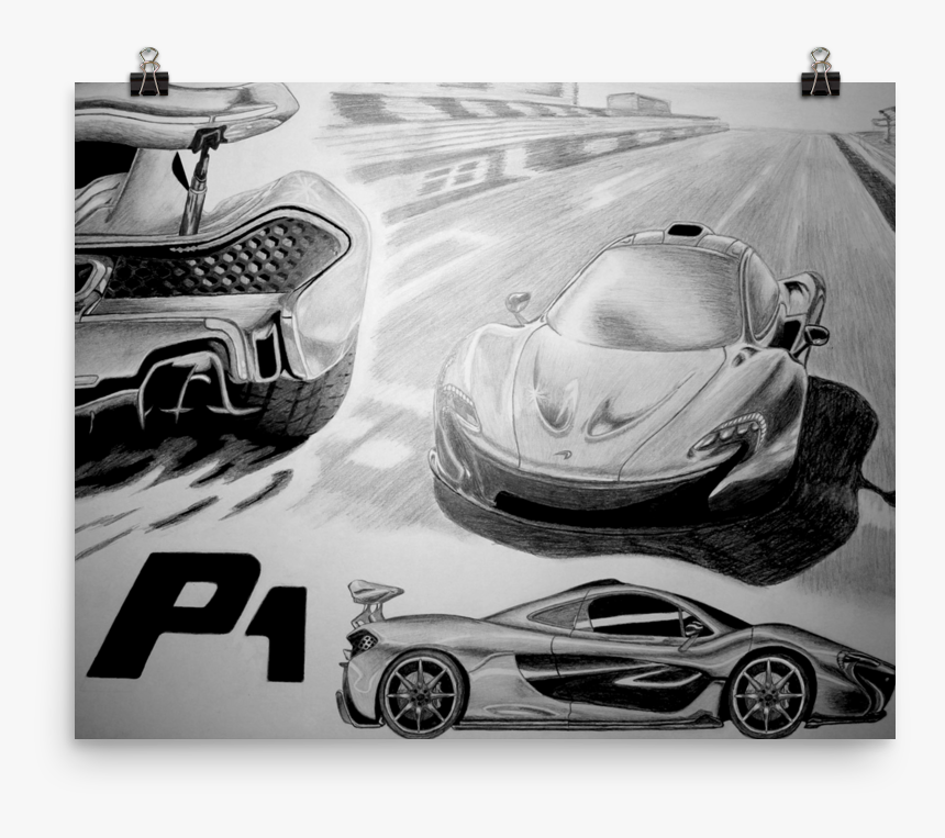 Mclaren P1 A Frame, HD Png Download