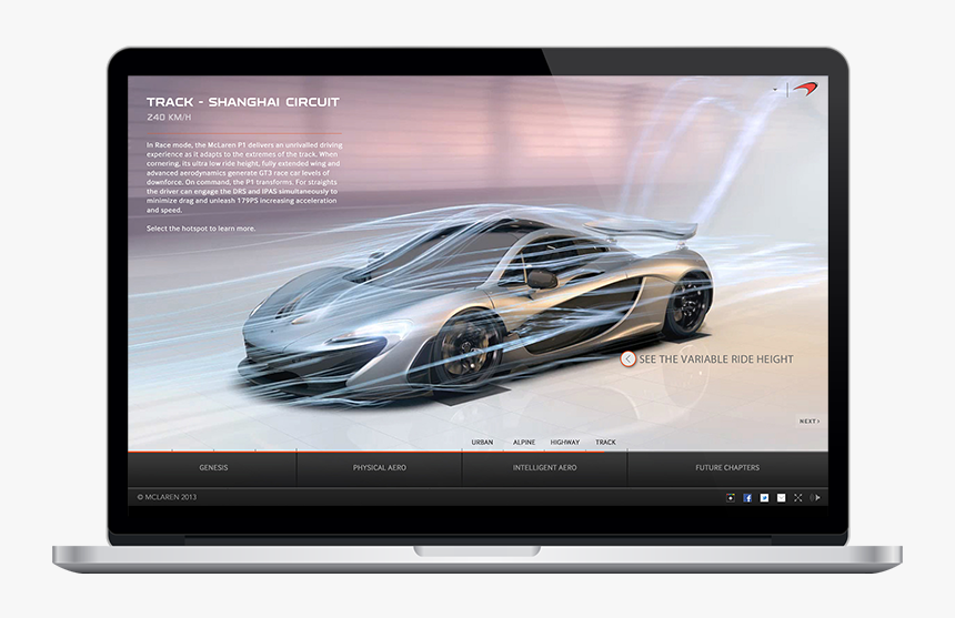 Mclaren P1 Aerodynamics, HD Png Download