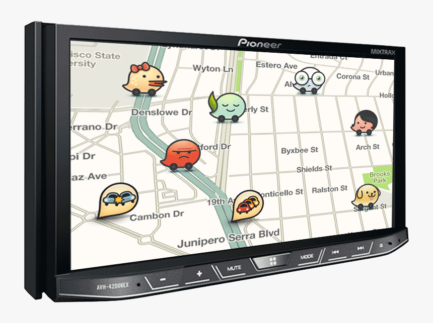 Waze In-dash - Tablet Gps, HD Png Download