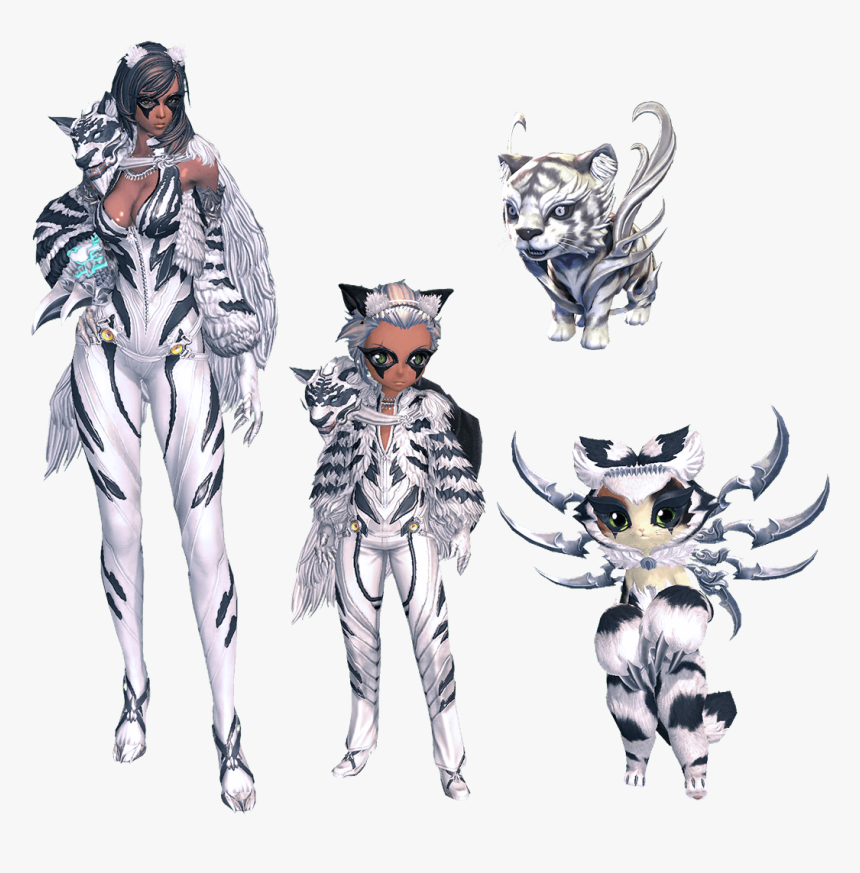 Blade And Soul Silver Saberfang, HD Png Download