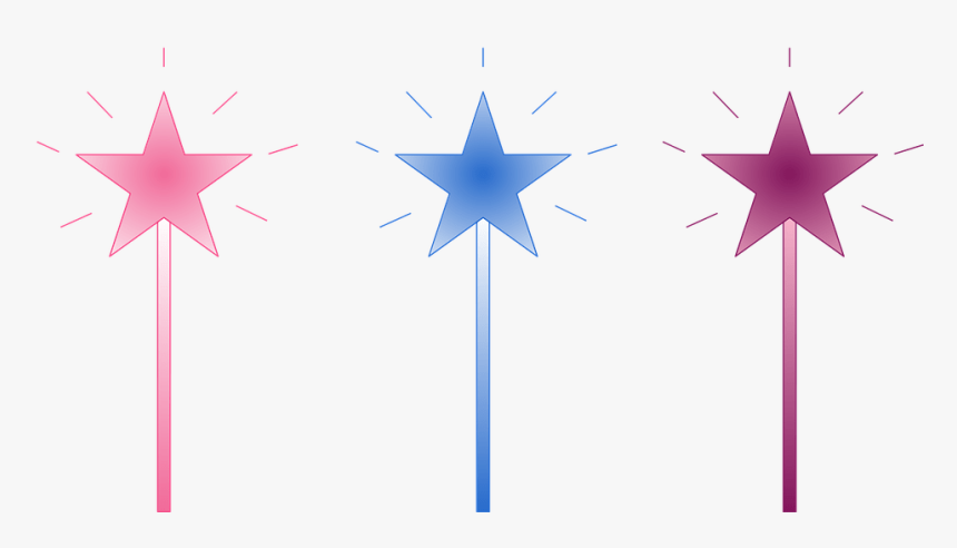 Transparent Fairy Godmother Clipart - 5 5 Stars Purple, HD Png Download