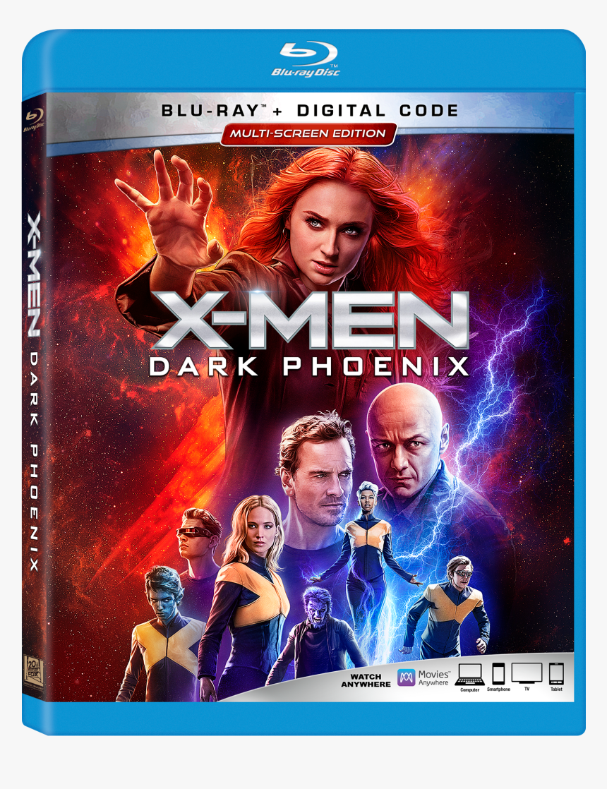 X Men Dark Phoenix Blu Ray, HD Png Download