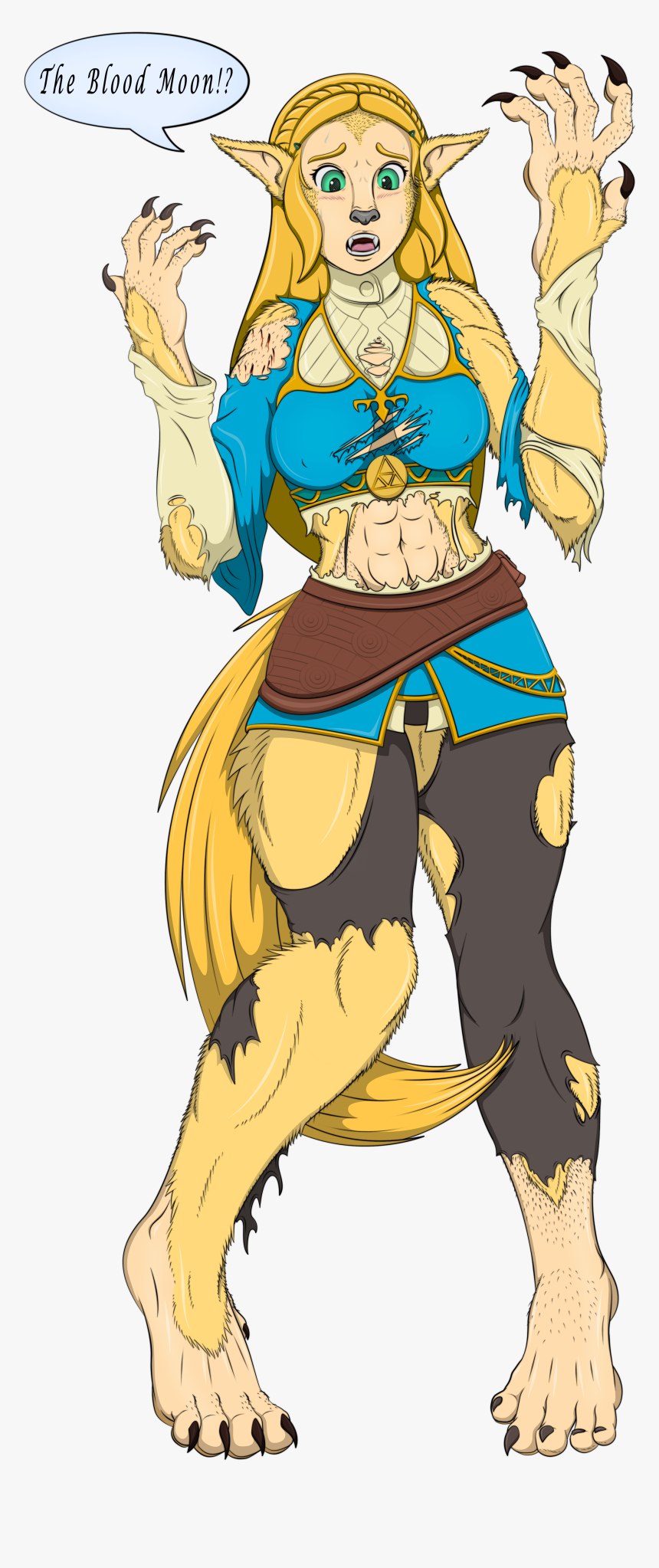 Howl Of The Wild - Zelda Werewolf, HD Png Download