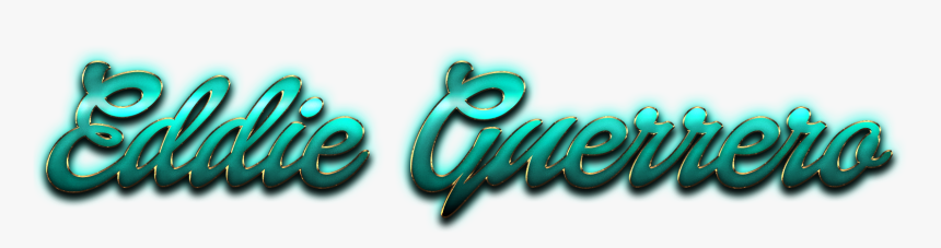 Eddie Guerrero Name Logo Png - Graphic Design, Transparent Png