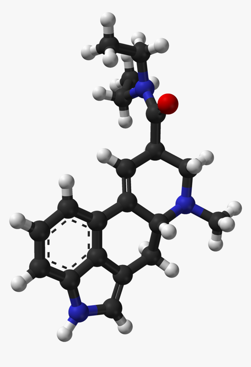 Lsd Molecular Structure 3d, HD Png Download