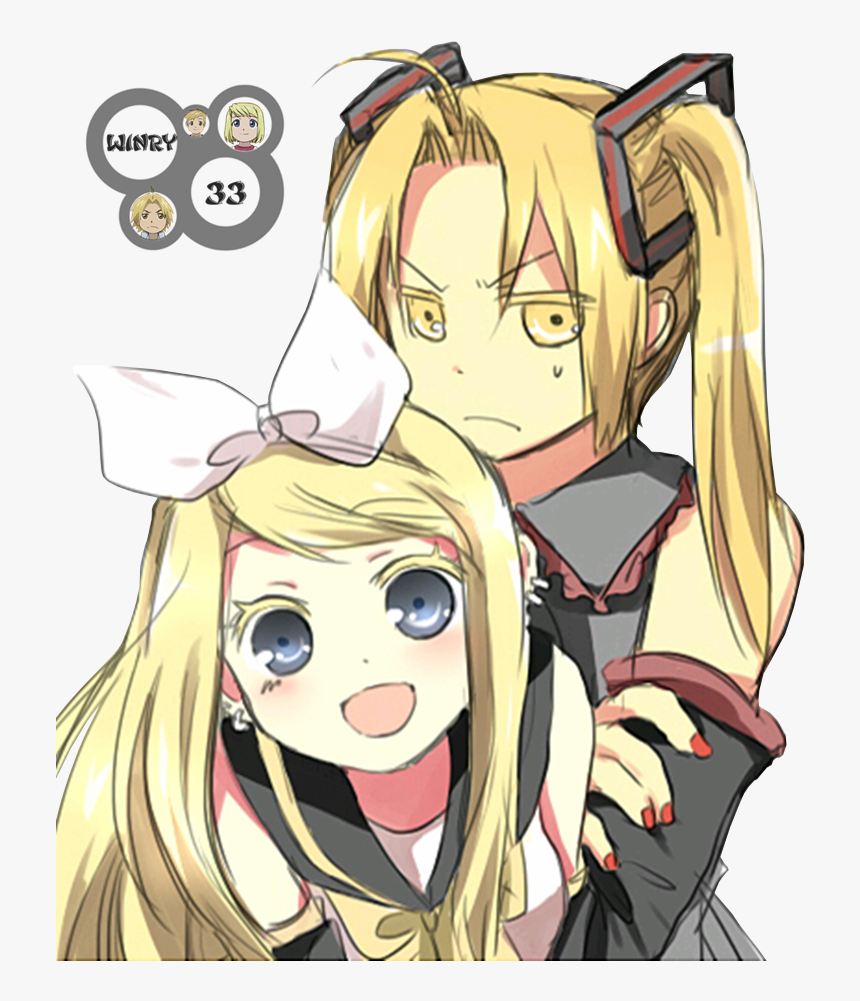 Fullmetal Alchemist Winry X Edward, HD Png Download