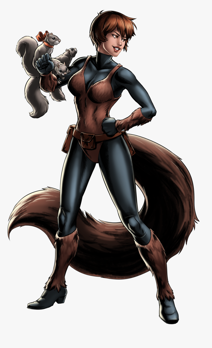 Marvel Girls Png - Squirrel Girl Marvel, Transparent Png