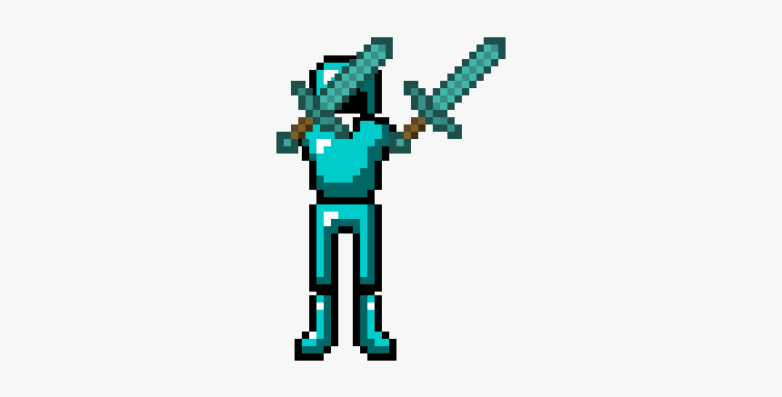 Minecraft Diamond Sword, HD Png Download
