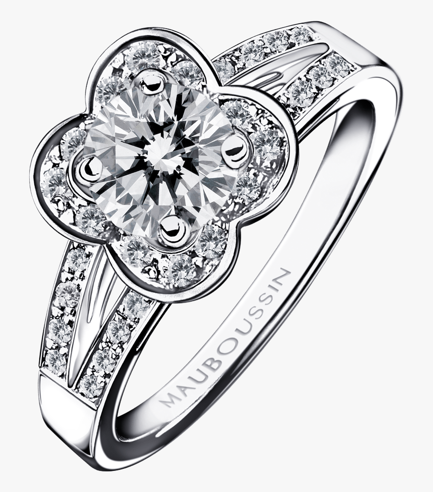 Chance Of Love N°7 Ring, White Gold And Diamonds - Chance Of Love 2, HD Png Download