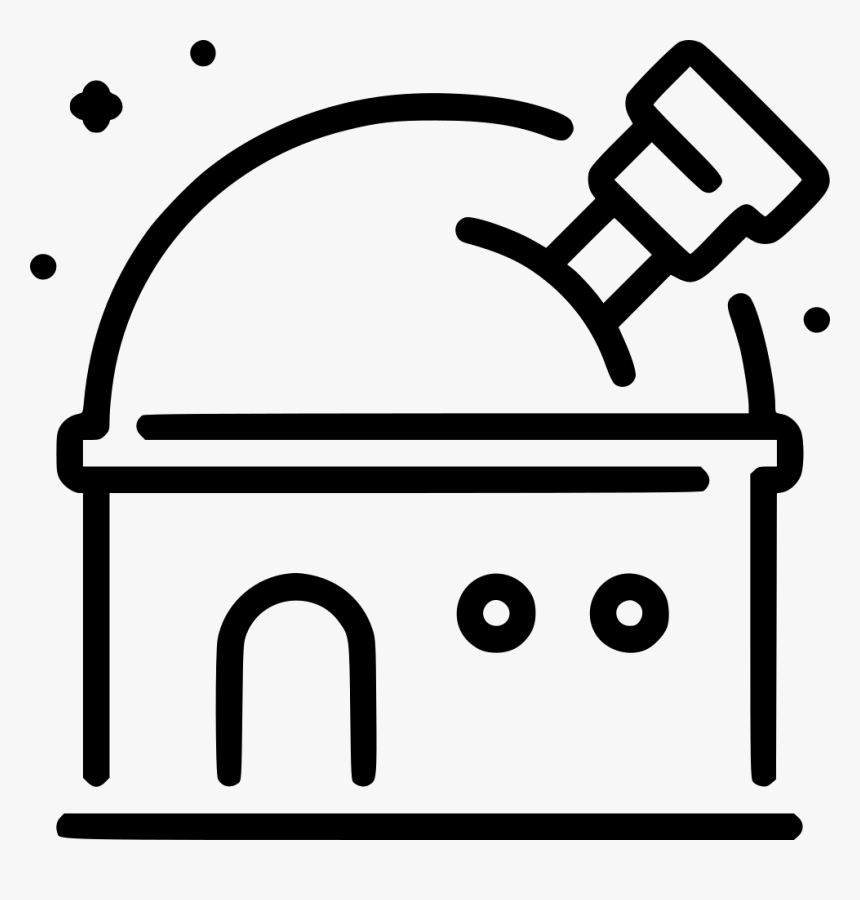 Observatory - Star Observatory Icon Png, Transparent Png