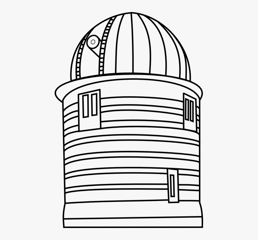 Gözlemevi Çizimi, HD Png Download