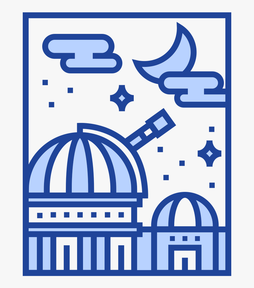 Observatory Icon - Icon, HD Png Download