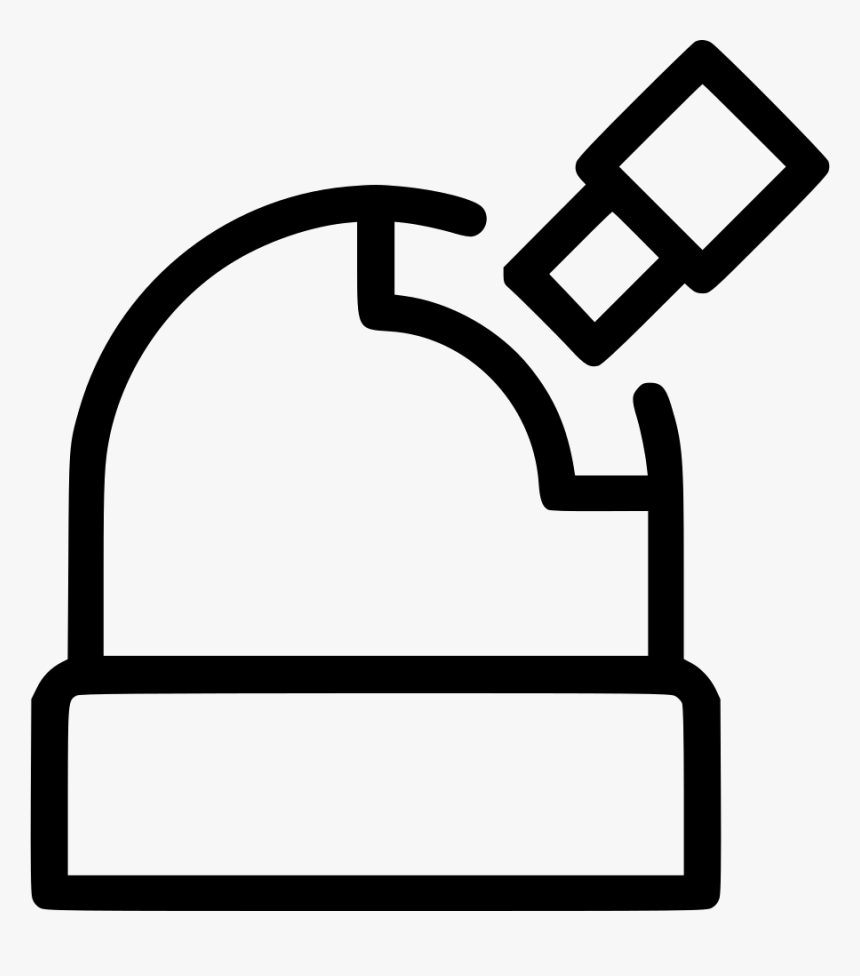 Observatory - Christmas Hat Icon Png, Transparent Png