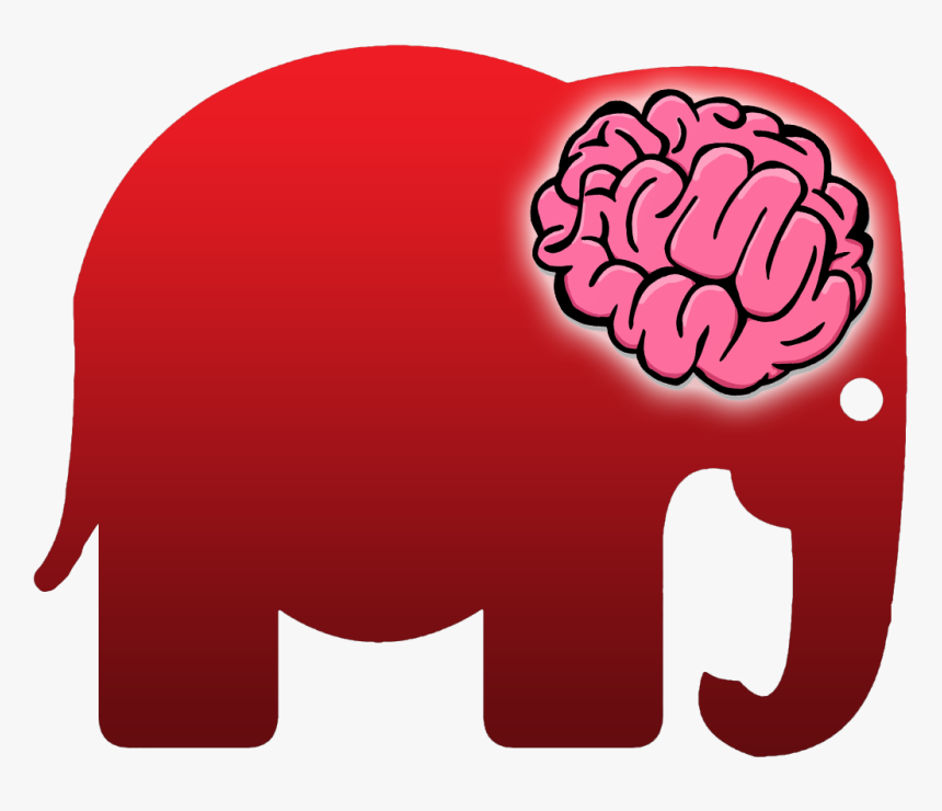 Staying On Message Michael - Cute Elephant Silhouette, HD Png Download