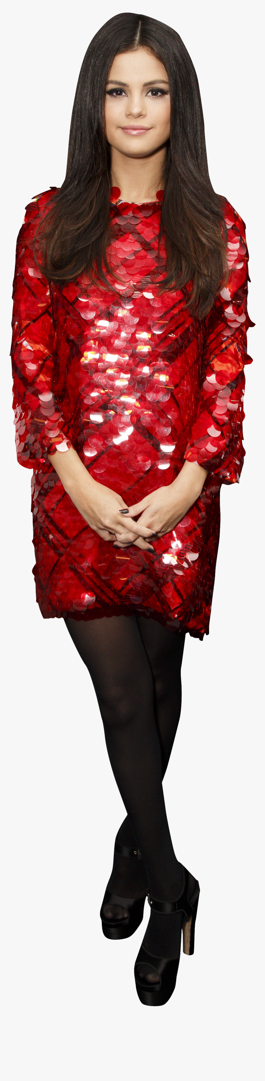 Ariana Grande Png In Red, Transparent Png