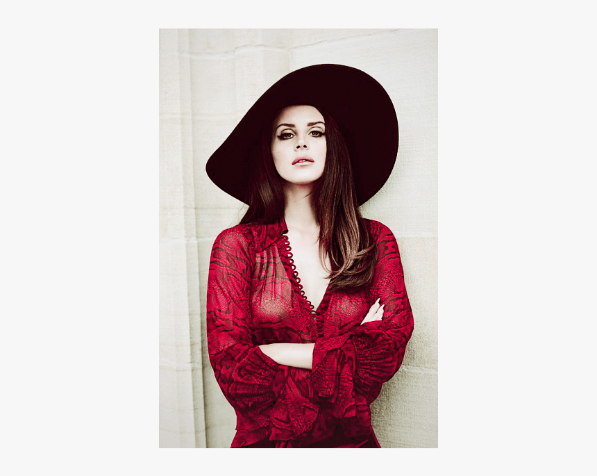 Lana Del Rey In Red, HD Png Download