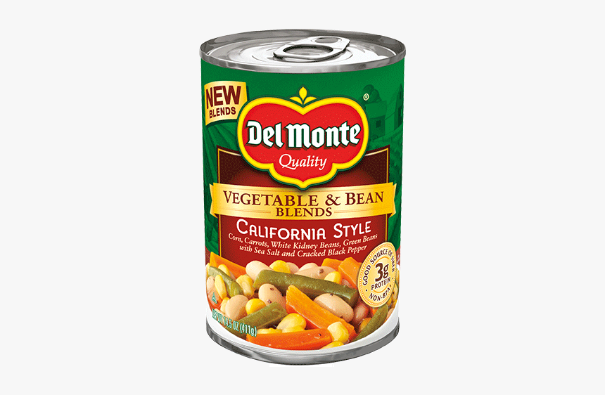 Veg & Bean Blends California Style - Del Monte Vegetable And Bean Blends, HD Png Download