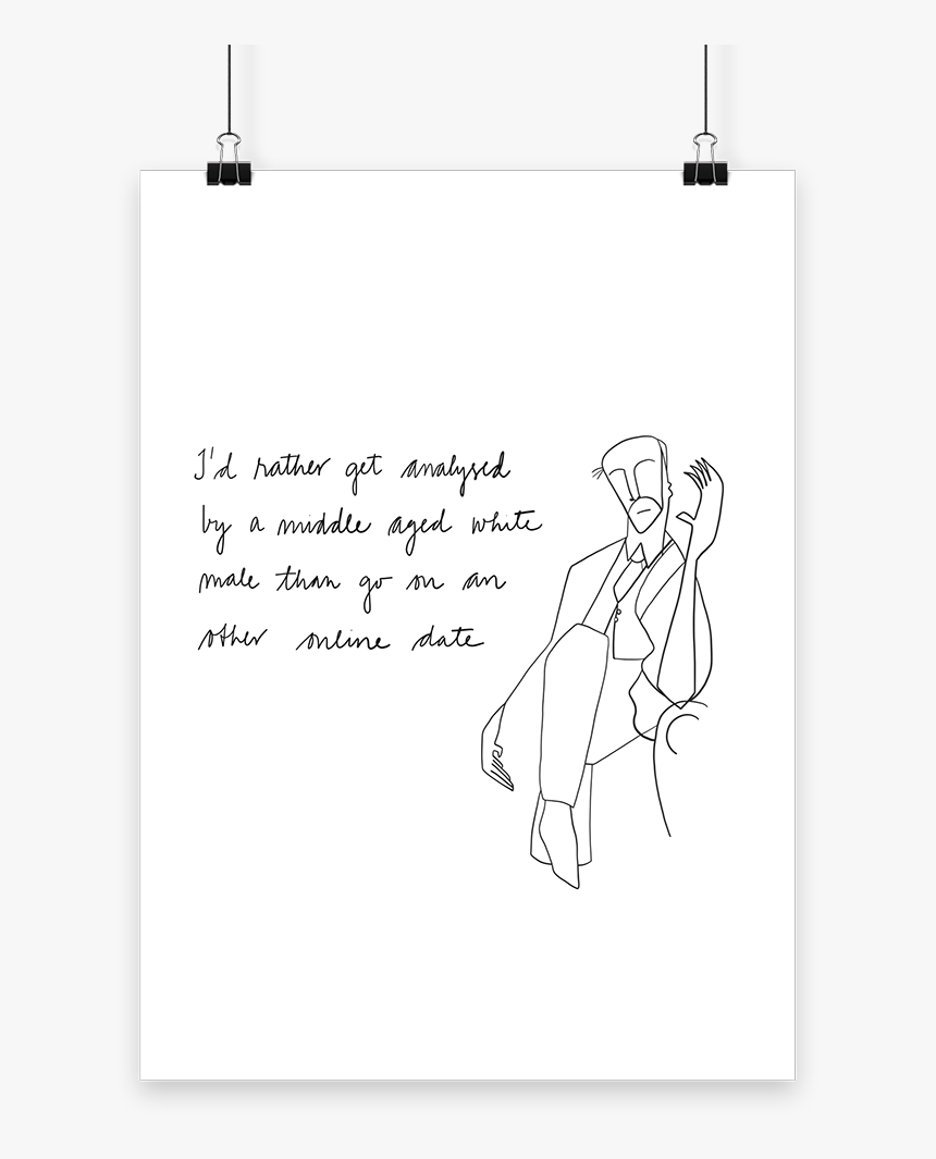 People In A Row - Sketch, HD Png Download