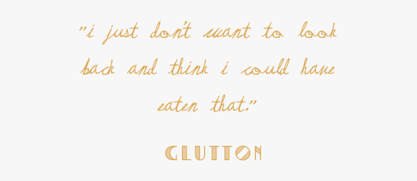 Glutton-43 - Calligraphy, HD Png Download