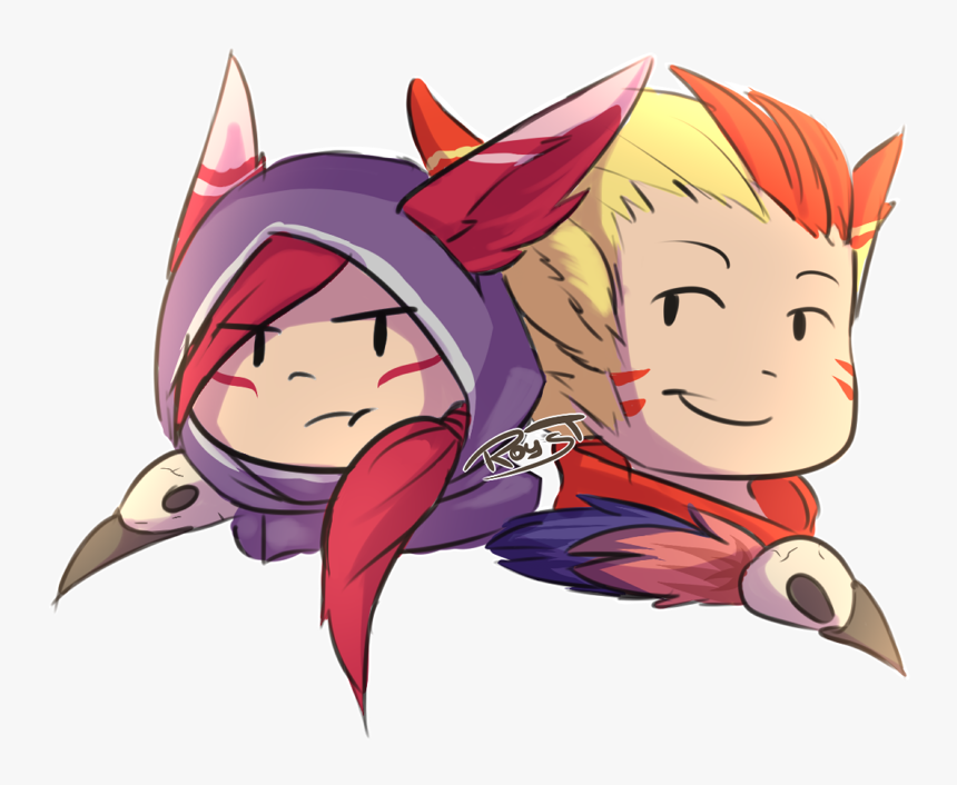 Rakan Xayah Gif Transparent, HD Png Download