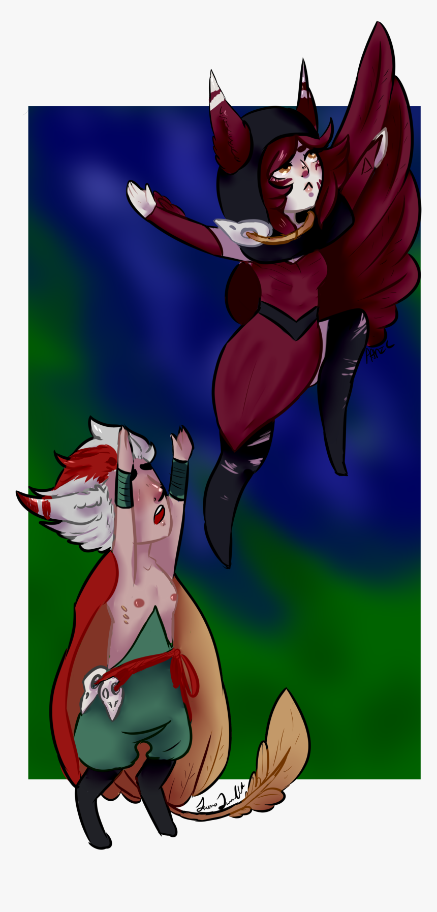 Xayah And Rakan, HD Png Download