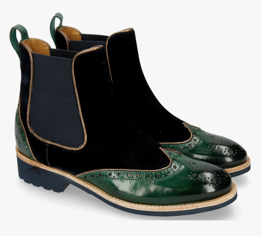 Ankle Boots Amelie 43 Pine Velluto Midnight - Booties, HD Png Download