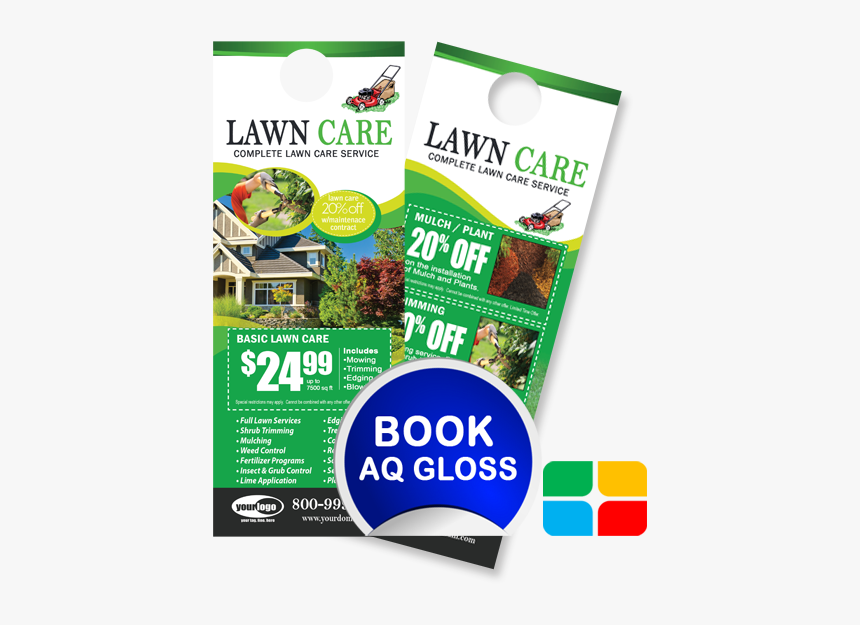 Landscaping Door Hangers La010032 425 X 11 Aq - Snow Removal Door Hanger, HD Png Download