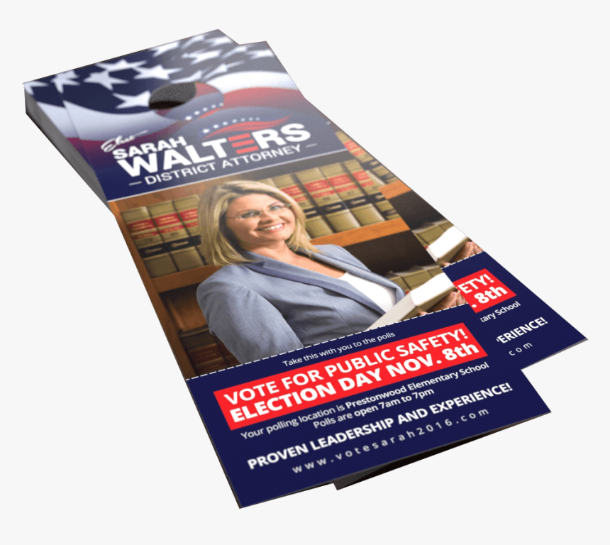 Custom Political Door Hangers - Flyer, HD Png Download