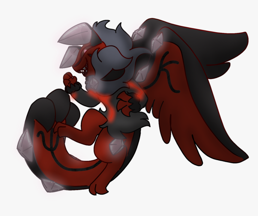 The Demon Of Crystalline Corruption - Cartoon, HD Png Download