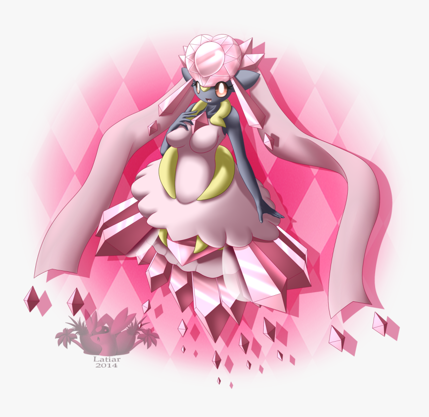 Mega Diancie - Illustration, HD Png Download