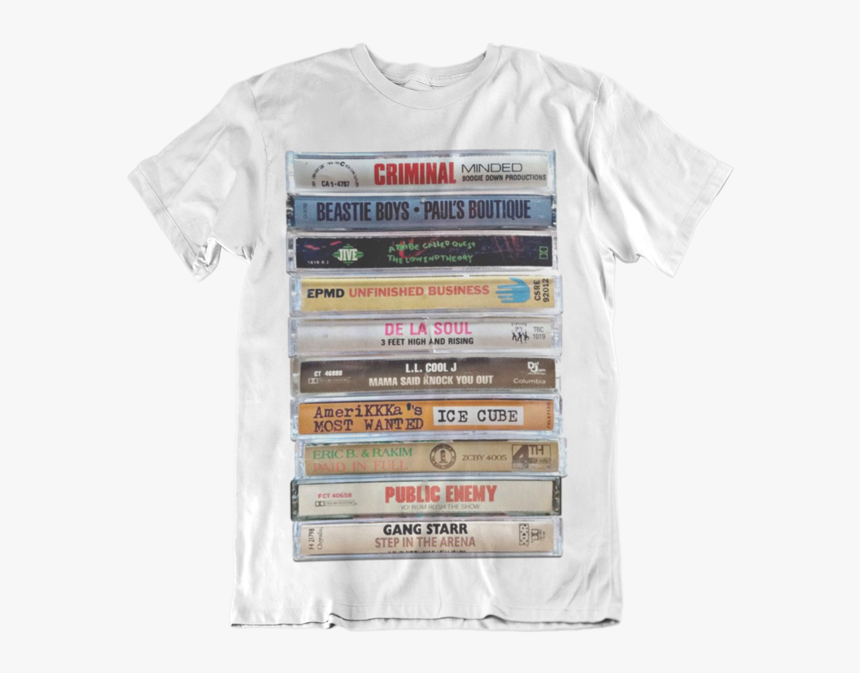 Men Tee / Classics Hip Hop Tapes Pt - Cassette Tape Poster Hip Hop, HD Png Download