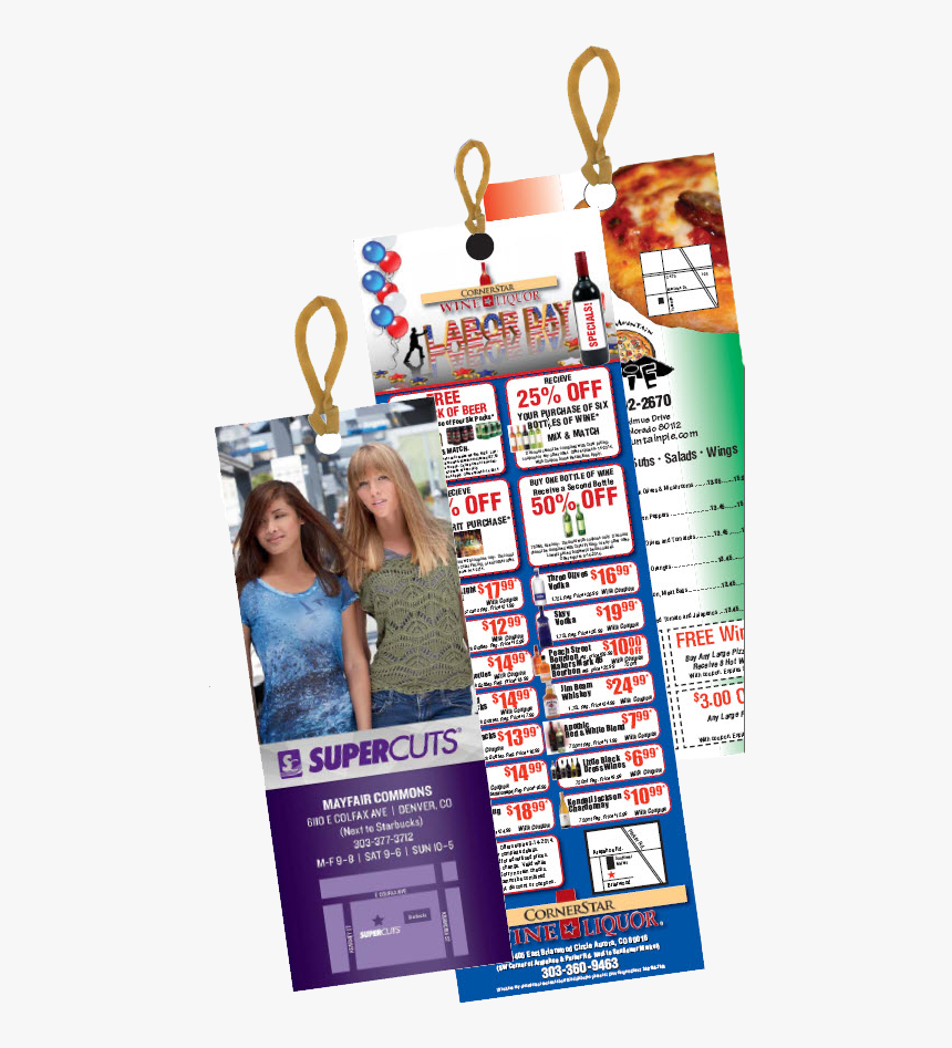 Clienthangers Door Hangers With Rubber Bands, HD Png Download