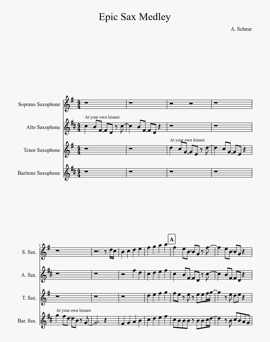 Tetris Theme Song Alto Sax, HD Png Download