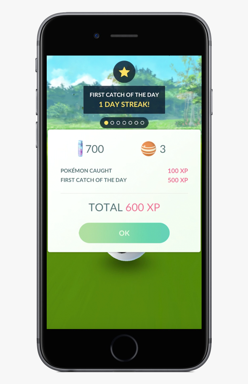 Pokémon Go First Catch Bonus - Pokemon Go Daily Bonus, HD Png Download