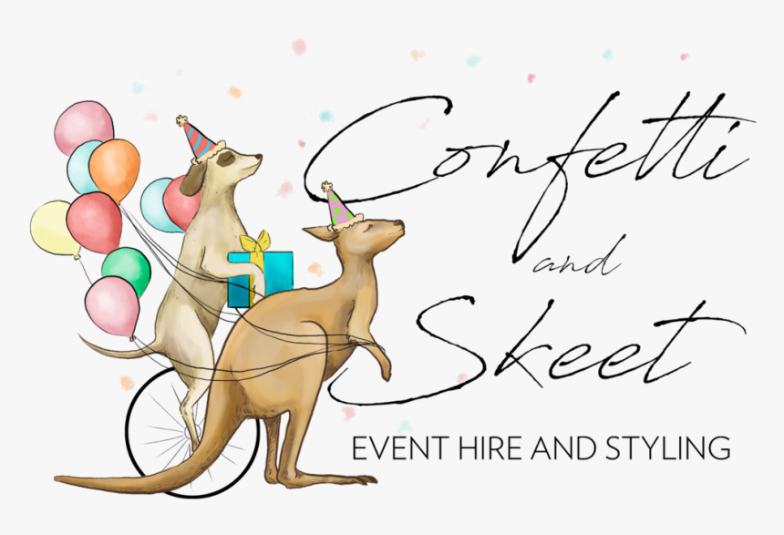 Confetti & Skeet Logo - Cartoon, HD Png Download