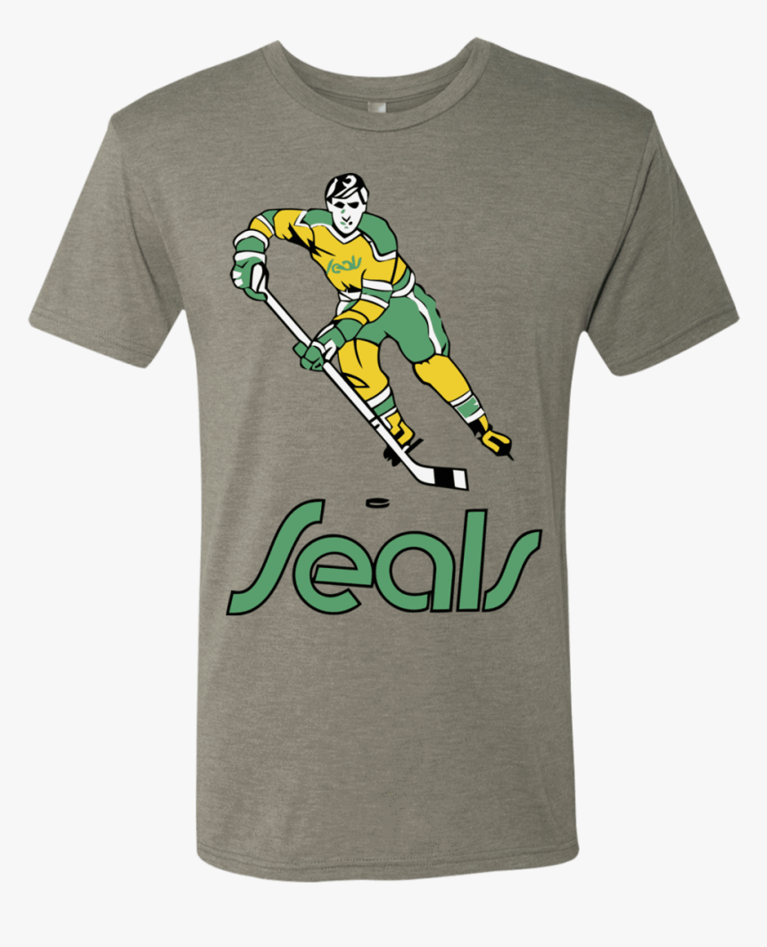 California Golden Seals Retro Men S Tri-blend Tee - Figure Skating Shirts, HD Png Download