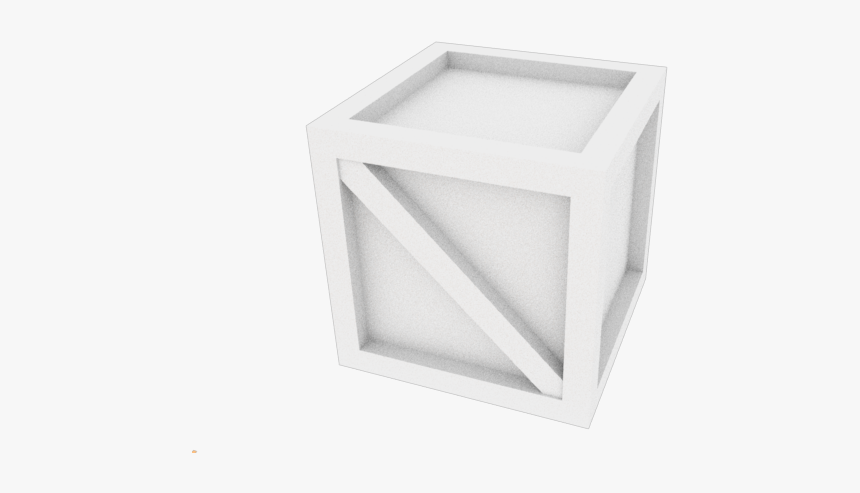 Crate With 1 Beam - Box, HD Png Download