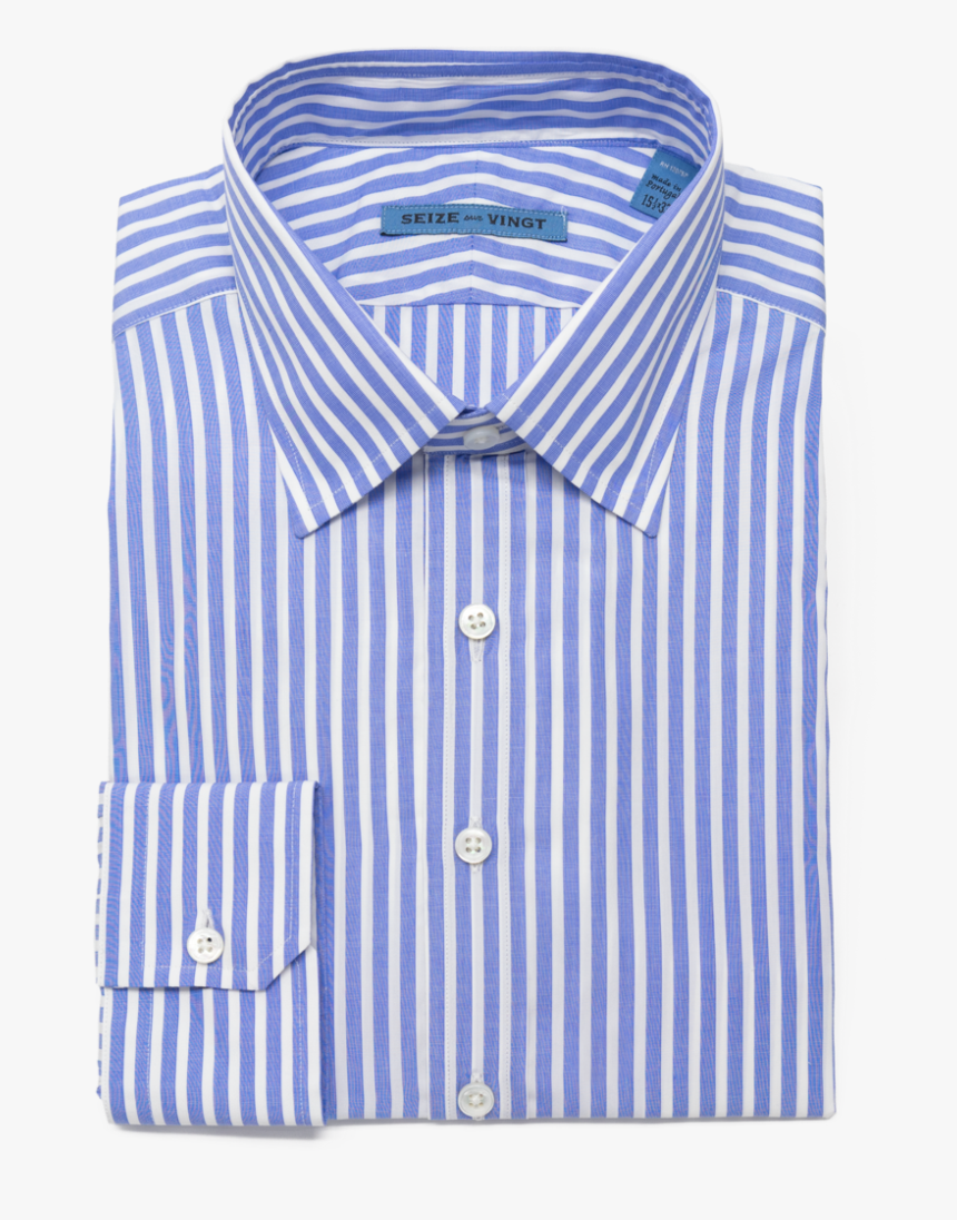 Blau Weisses Hemd Gestreift, HD Png Download